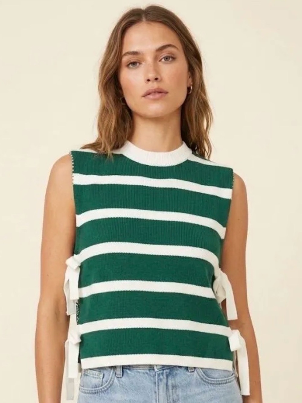 ZENANA new great tie sweater small medium large